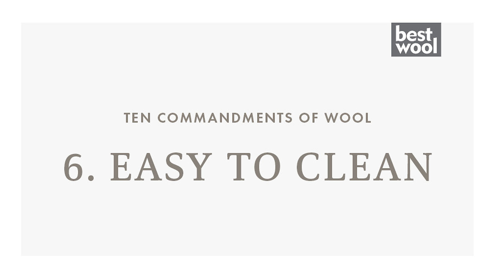 6. Easy to Clean - Best Wool